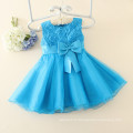 Nouveau design violet rouge orange bleu tutu robe fleur fille partie porter 7-16 ans fille robe